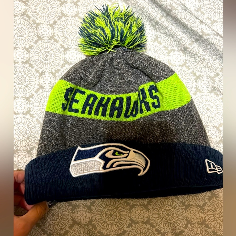 Seattle Seahawks beanie. Different post- same beanie(this one good conditon)